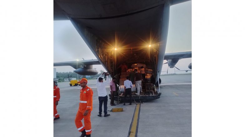 World News | Third Consignment of 10 Tonnes of Relief Materials Departs for Flood-hit Nepal; India Sends 57.5 Tonnes in Total