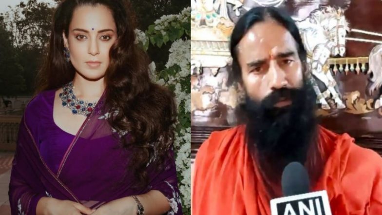 Entertainment News | All Mistakes Are Forgiven: Kangana Ranaut-Baba Ramdev End Their Public Dispute on Raksha Bandhan
