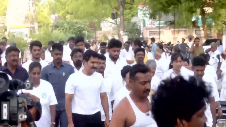 India News | Tamil Nadu Minister Nirmal Kumar Joins 'Say No Drugs' Walkathon in Madurai