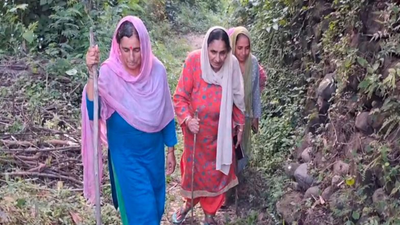 India News | Rakhi on Wrist, Road Still a Distant Dream: Women in CM Sukhu's Home District Brave Treacherous Tracks to Meet Brother