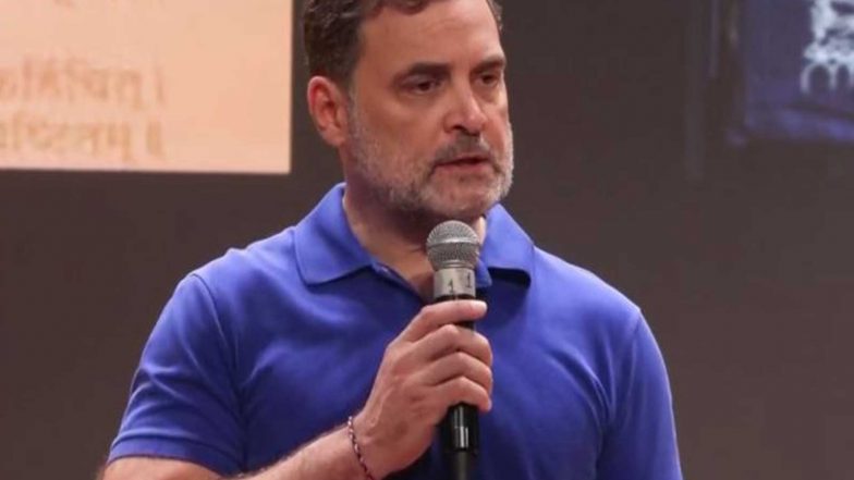 India News | Purification is Another Name for Untouchability; BJP-RSS Practising It Openly: Rahul Gandhi on Kharge's Haldwani Rally