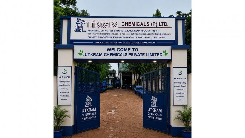 Business News | Utkram Chemicals Plans Major Fertilizer, Petrochemical and Bitumen Manufacturing Push in Assam & West Bengal