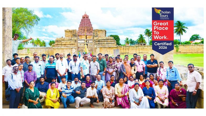 Business News | Beyond Great Journeys: Cholan Tours Sets a New Benchmark as a Great Place to Work®
