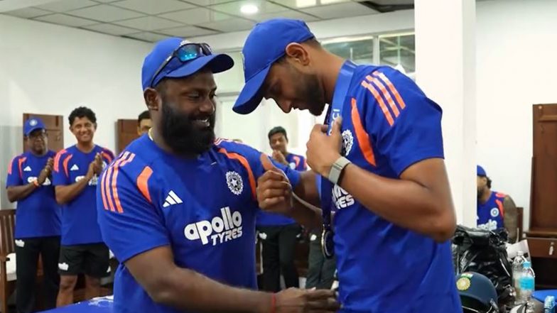 Sports News | Prasidh Krishna Crowned 'Impact Player of the Series' Following Win in Sri Lanka