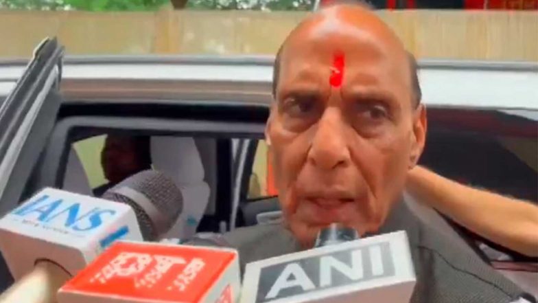 India News | India Ready to Provide All Possible Assistance: Rajnath Singh on Flash Floods in Nepal