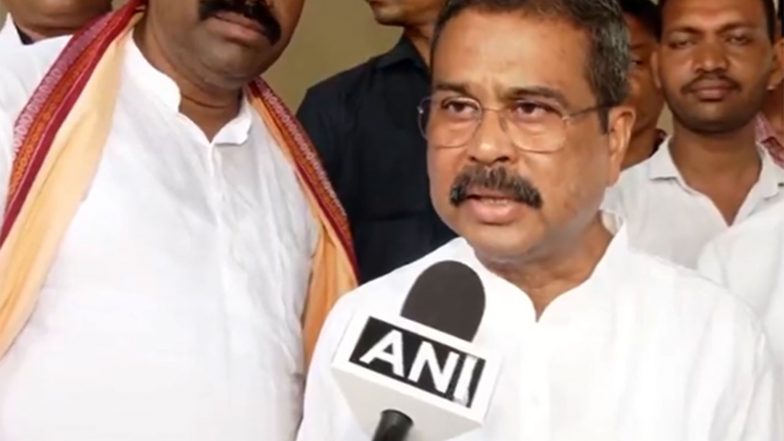 India News | Dharmendra Pradhan Hits Back at Naveen Patnaik over MMDR Amendment Bill, Questions BJD Chief's Opposition