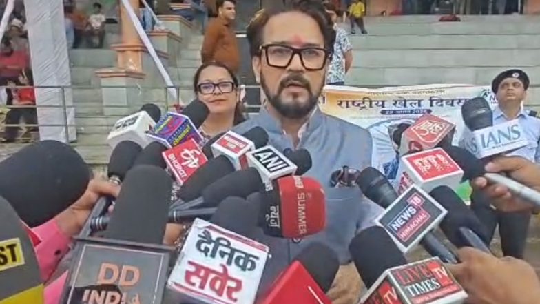 Sports News | Anurag Thakur Pays Tribute to Major Dhyan Chand on National Sports Day, Says India Aims to Boost Medal Tally Across Sports