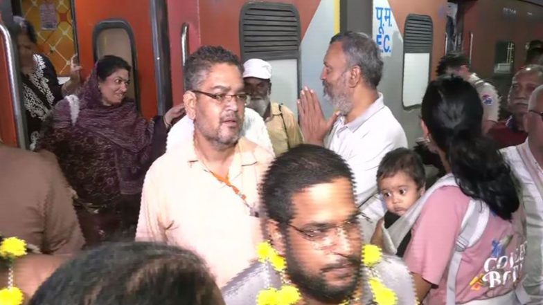 India News |  Around 100 Tourists Stranded in Flood-hit Nepal Return Safely to Nagpur; Pilgrims Recall Narrow Escape