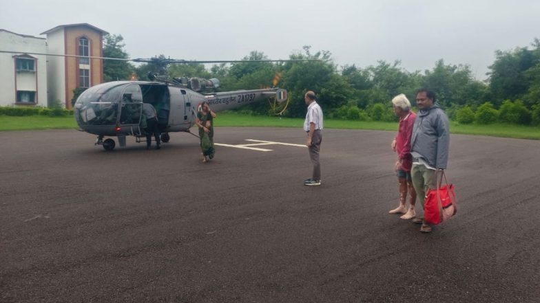 India News | MP: Over 350 Rescued in Satna as SDRF Continues Flood Relief Operations; Army Chopper Airlifts Two in Chitrakoot