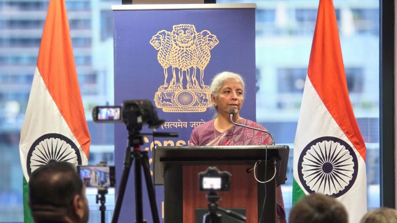 Business News | FM Sitharaman Engages with Indian Diaspora in Chicago; Holds High-level Talks with Top US Business Executives