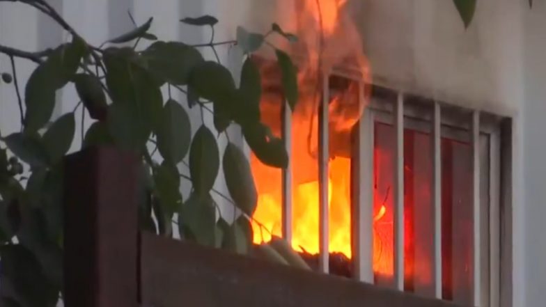 India News | Fire at Timber Godown in West Delhi, No Casualties