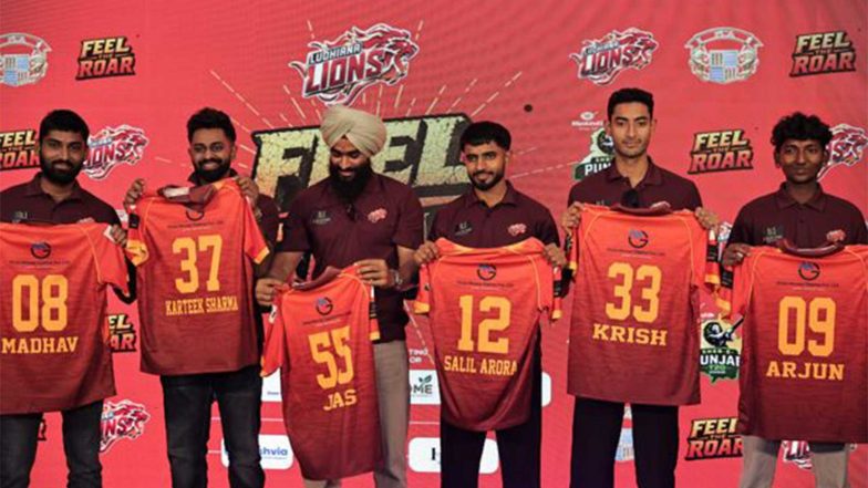 Sports News | Ludhiana Lions Unveil Their New Jersey Ahead of Sher-e-Punjab T20 League
