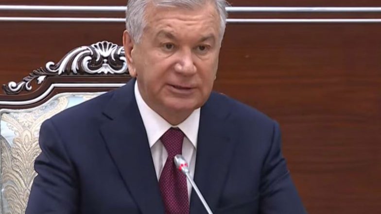 World News | New Delhi's Voice, Global Influence Grown Stronger; Pleased to See India's Achievements: Uzbek President During PM Modi's Visit
