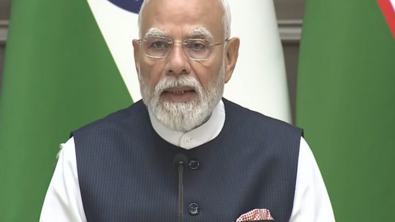 World News | India, Uzbekistan Target USD 5 Billion Bilateral Trade by 2030: PM Modi