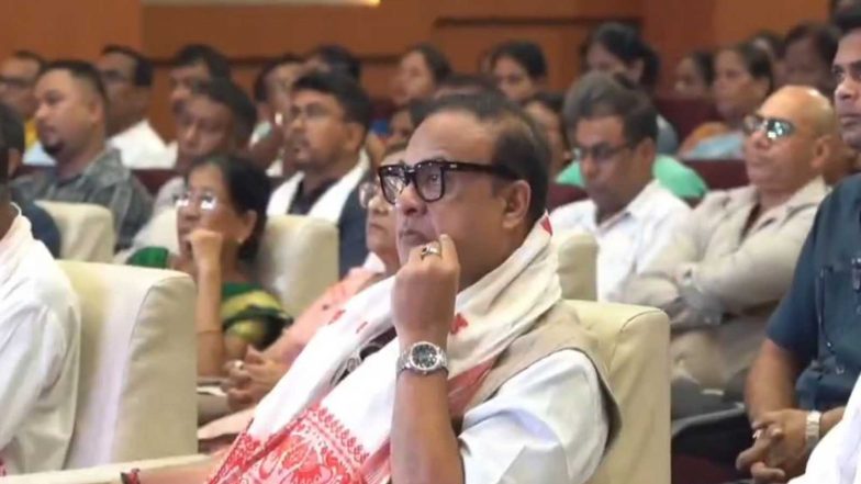 India News | Assam CM Listens to PM Modi's Mann Ki Baat with over 500 BJP Workers in Dispur