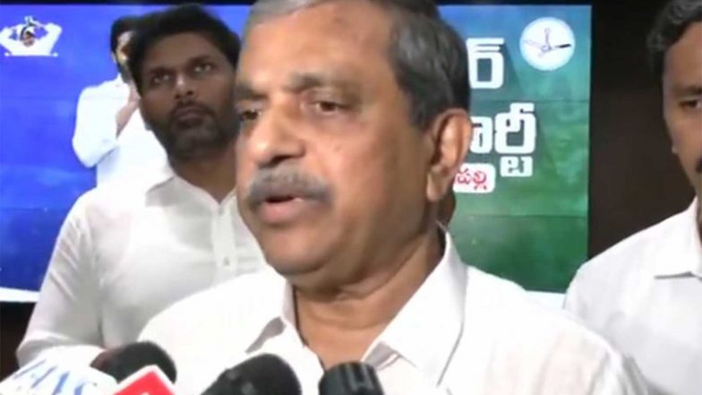 India News | Sai Reddy New Face in Anti-Jagan Campaign: YSRCP's Sajjala