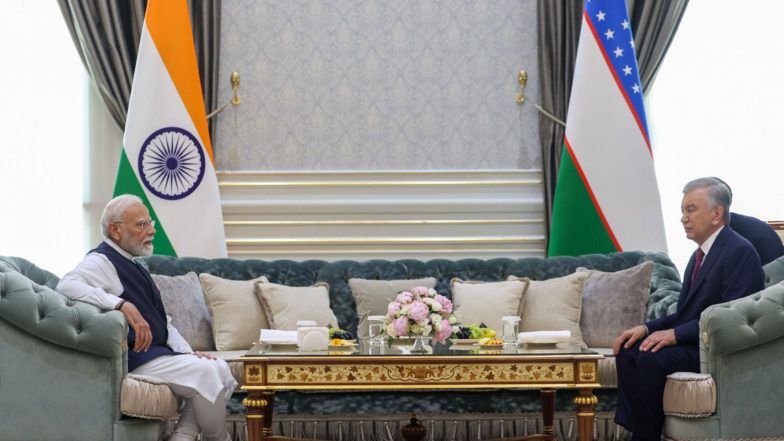 World News | India-Uzbekistan Move Towards Preferential Trade Agreement, Set Up Joint Group to Tackle Trade, Investment Barriers
