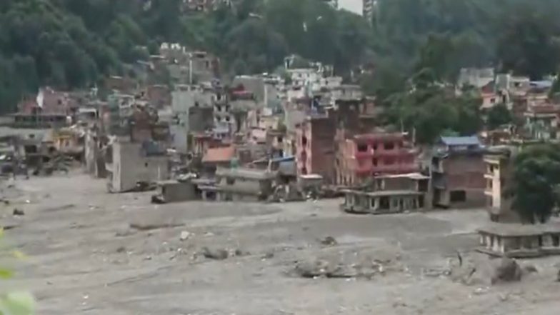 World News | Nepal Floods: Teacher Rescues over 1,600 Students as Raging Waters Destroy Trishuli School Building