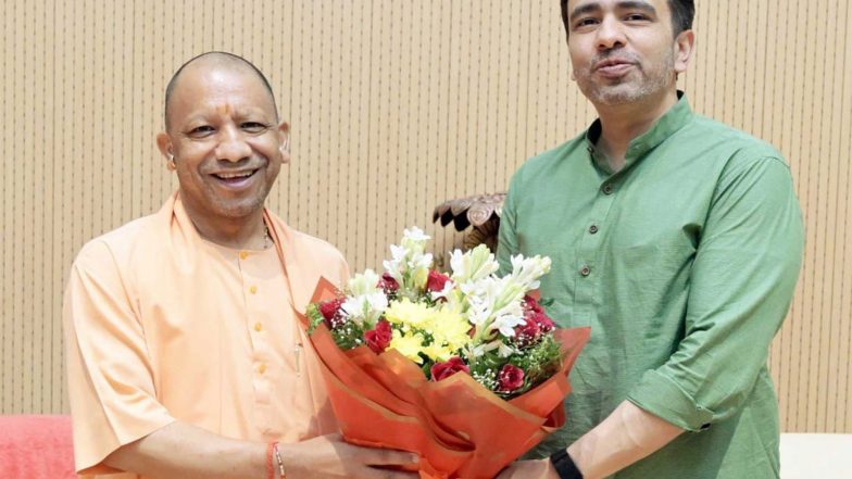 India News | Jayant Chaudhary, CM Yogi Discuss Development, Public Welfare During Meeting in Lucknow