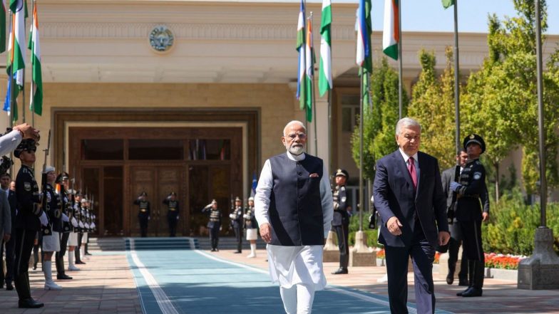 World News | India-Uzbekistan Unveil 16 Key Outcomes as Ties Elevate to Comprehensive Strategic Partnership; UPI, Mining, Uranium in Focus