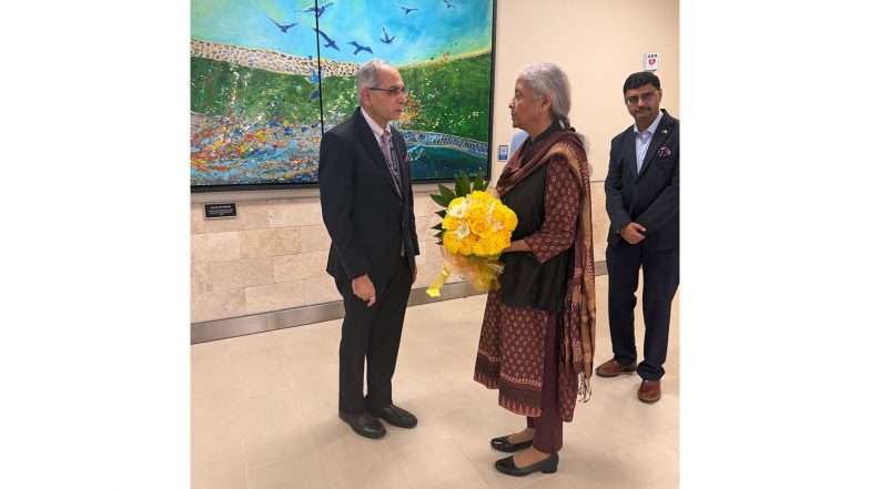 World News | Union Minister Nirmala Sitharaman Arrives in South Carolina Ahead of Slated Participation in G20, Associated Meetings