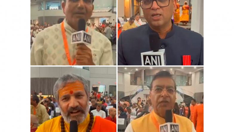 World News | Canadian Hindu Diaspora Welcomes RSS Chief Mohan Bhagwat in Toronto
