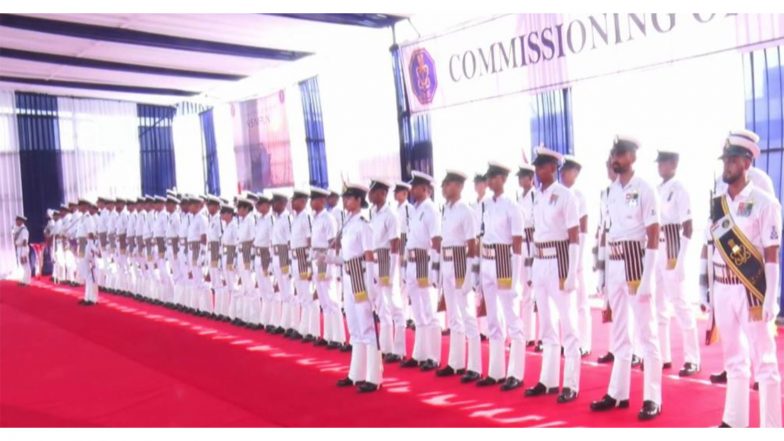 India News | Indian Navy Commissions Second Diving Support Vessel 'Nipun' at Mumbai Naval Dockyard