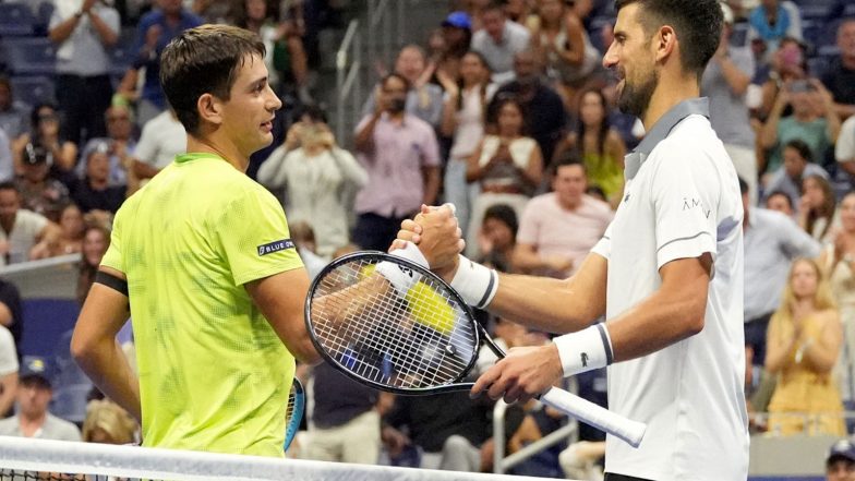 Sports News | Mariano Navone Stuns Novak Djokovic in US Open First Round, Ends Serbian's 25th Grand Slam Hopes