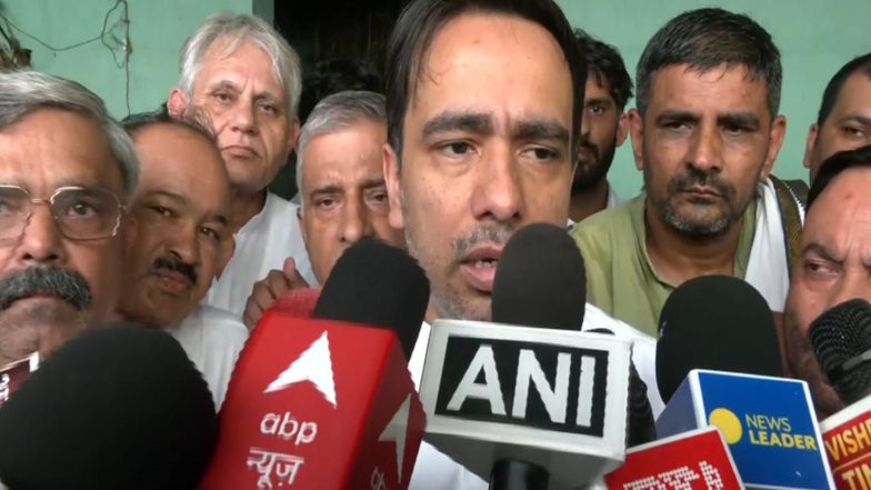 India News | Union Minister Jayant Chaudhary Meets with Family of Slain Haryanvi Singer Ankit Baliyan, Says Police Action Underway