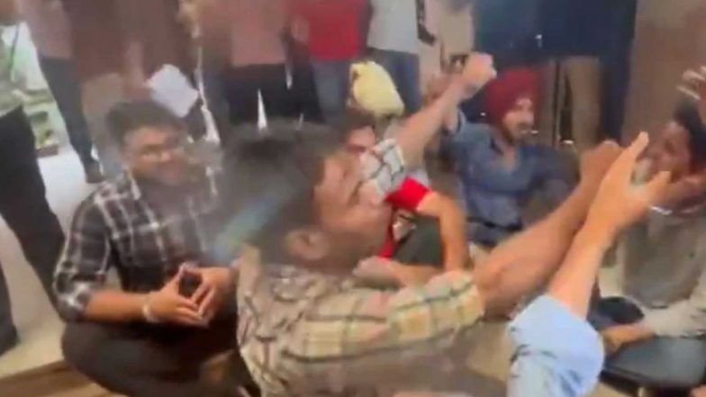 India News | Panjab University Student Polls: Tension on Campus as Students Protest over Voting, Scuffle with Police