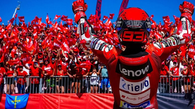 Sports News | Marc Marquez Fends off Acosta and Bezzecchi to Underline Title Charge at Aragon
