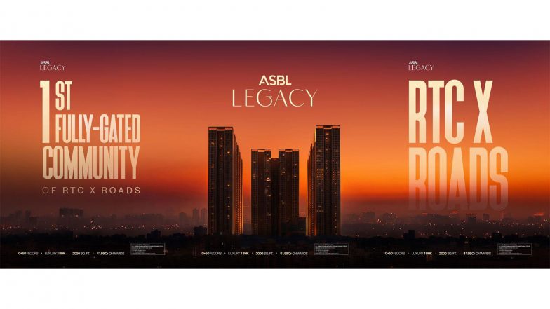 Business News | ASBL Launches ASBL Legacy, Central Hyderabad's Tallest Gated Community at RTC X Roads