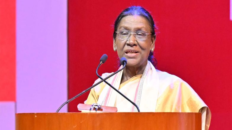 India News | President Murmu at NIFT Convocation Urges Students to Maintain Global Outlook While Remaining Connected to Roots