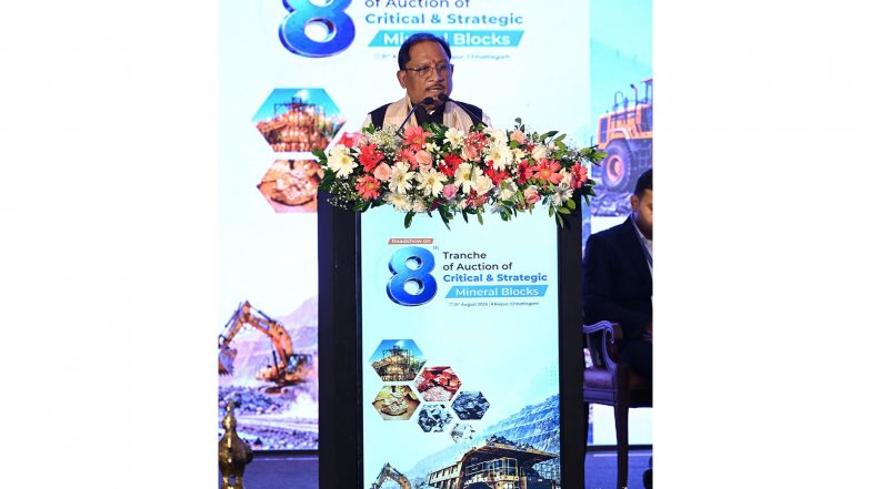 India News | Chhattisgarh CM Sai Stresses Need for Self-reliance in Critical Minerals, Calls for Exploration and Mining