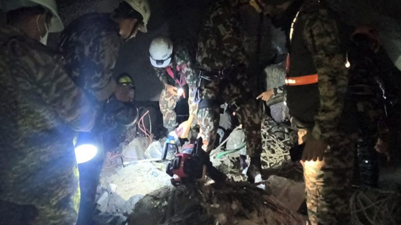 World News | Nepal Flash Floods: Indian Specialised Team Joins Tunnel Search and Rescue Operations
