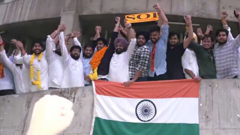 India News | ABVP's Ankit Bidhan Secures Victory in Panjab University Student Council Elections