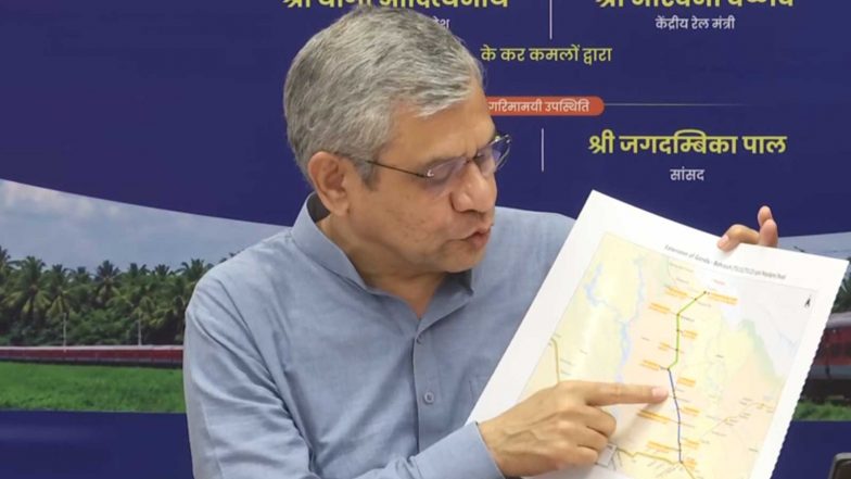 India News | Plans Afoot to Take Bullet Train Project to UP and Bihar, Will Make It Possible to Travel Between Delhi and Patna in 4.5 Hours: Railways Minister