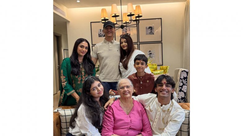 Entertainment News | Rare Glimpses of Aishwarya Rai's Raksha Bandhan Celebration with Family Impress Fans