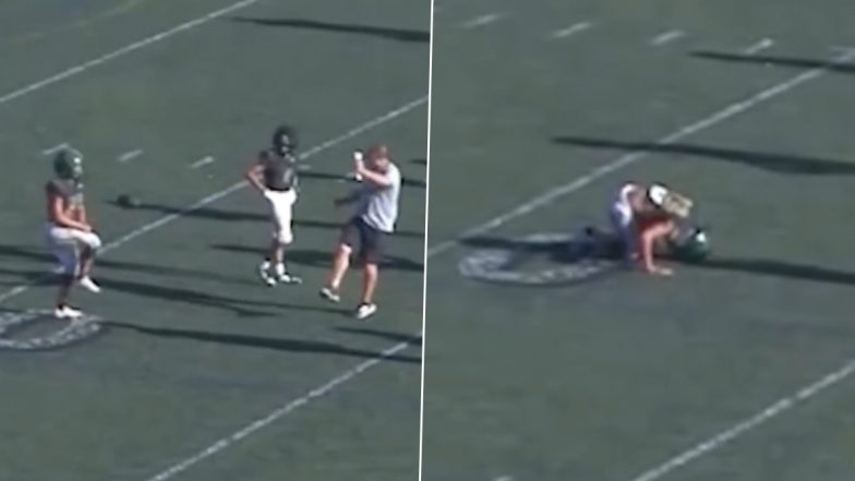 Simi Valley High School Football Coach Adam Brubaker Fired After Kicking Ball Into Player's Private Parts, Video Surfaces