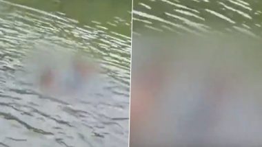 Alwar School Principal Under Fire After Viral Video Shows Him Bathing 'Naked' in Bharaj Dam With Female Students
