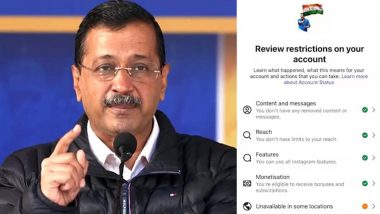 Arvind Kejriwal Claims Instagram Account Restricted in India, Urges Meta Not To Yield to Government