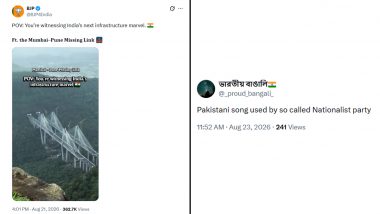 BJP Reel Over Mumbai-Pune Missing Link Used 'Banned' Pakistani Song 'Safar'; Netizens Call It Out