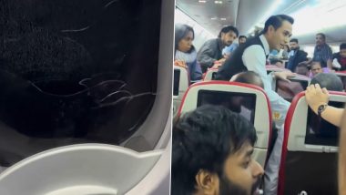 Batik Air Flight Scare: Kuala Lumpur-Kochi Flight OD231 Passenger Attempts To Open Emergency Exit Midair, Arrested (Video)