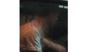 social-viral-Bilaspur Couple Caught Kissing in Car After Ramming Into E-Rickshaw; Accident Video Goes Viral