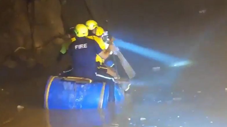 Chamoli Tunnel Collapse: 7 Dead, 14 Injured and 1 Worker Still Trapped at THDC Project in Uttarakhand (Videos)