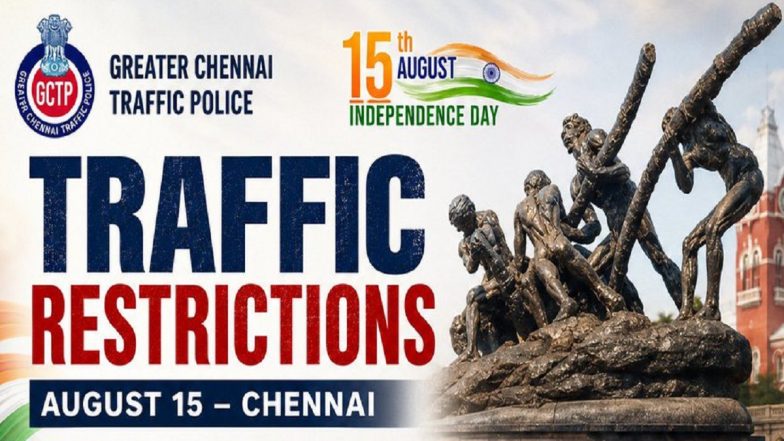 Chennai Police Announce Traffic Diversions and Parking Rules Around Fort St George for Independence Day Celebrations