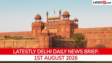 Delhi Latest News Today on August 1st, 2026: Lakshmi Yojana, Drone Ban & Tahir Hussain Sentencing