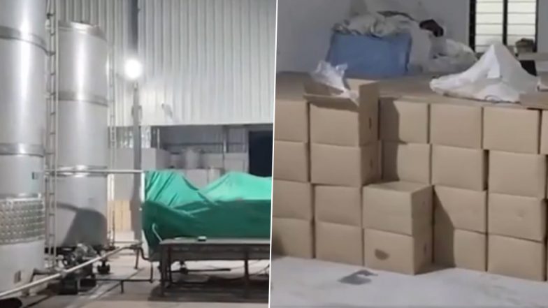 Gujarat Police Bust Massive Fake Ghee Racket in Gandhinagar; Material Worth INR 1.67 Crore Seized (Video)