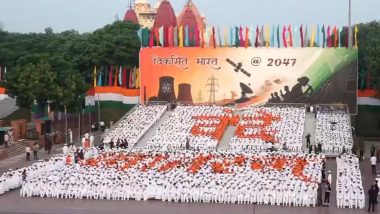 Independence Day 2026: Full Dress Rehearsal Held at Red Fort in Delhi Amid Heavy Security (Videos)