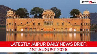 Jaipur Latest News Today on August 1st, 2026: Peace Conference, Student Protest Ends & LPG Prices Cut